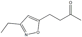 2-Butanone,4-(3-ethyl-5-isoxazolyl)-(9CI) Structure