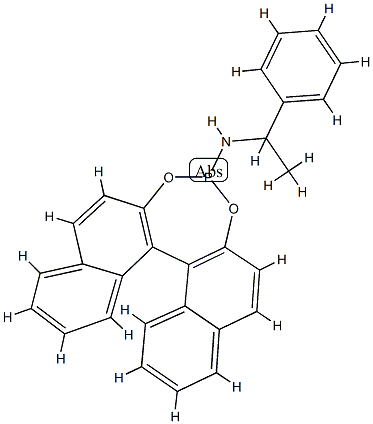 3,4-a']dinaphthalen-4-yl)[(1R)-1-phenylethyl]-aMine Structure