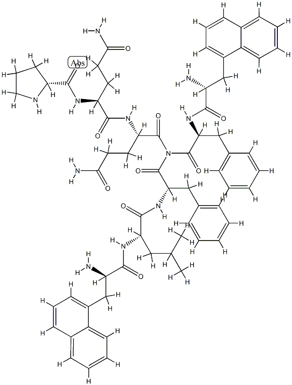 substance P (4-11), Pro(4)-Npa(7,9)-Phe(11)- Structure