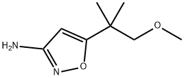 3-Isoxazolamine,5-(2-methoxy-1,1-dimethylethyl)-(9CI) 구조식 이미지