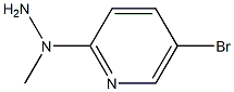 1-(5-bromopyridin-2-yl)-1-methylhydrazine Structure
