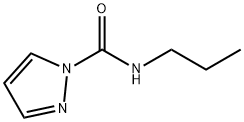 1H-Pyrazole-1-carboxamide,N-propyl-(9CI) Structure