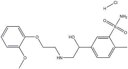Amosulalol Hcl Structure