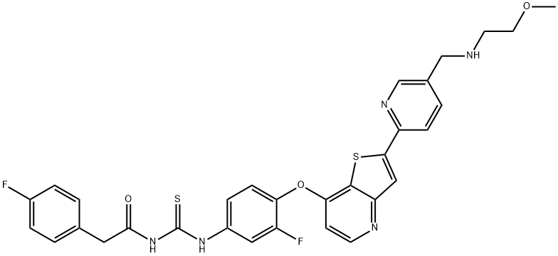 Glesatinib Structure