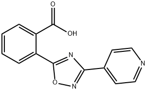 2-[3-(pyridin-4-yl)-1,2,4-oxadiazol-5-yl]benzoic acid Structure