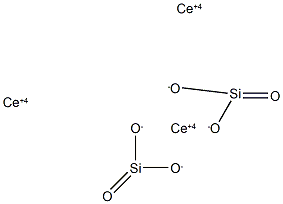 cerium(4+) silicate(3:2) 구조식 이미지