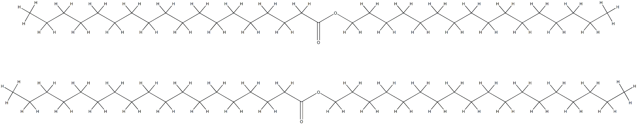 Octadecanoic acid, C16-18-alkyl esters  Structure