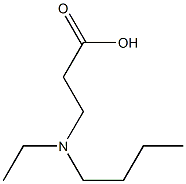 3-[butyl(ethyl)amino]propanoic acid Structure