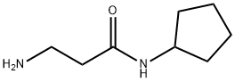 3-amino-N-cyclopentylpropanamide 구조식 이미지