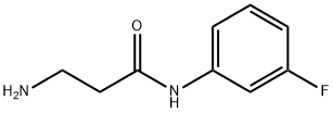 N~1~-(3-fluorophenyl)-beta-alaninamide(SALTDATA: HCl) Structure