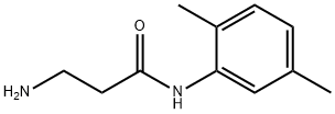 N~1~-(2,5-dimethylphenyl)-beta-alaninamide(SALTDATA: HCl) Structure