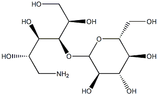 1-amino-1-deoxy-4-O-alpha-Da\-glucopyranosyl-D-glucitol Structure