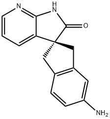 (S)-5-amino-1,3-dihydrospiro[indene-2,3-pyrrolo[2,3-b]pyridin]-2(1H)-one(WX145562) Structure