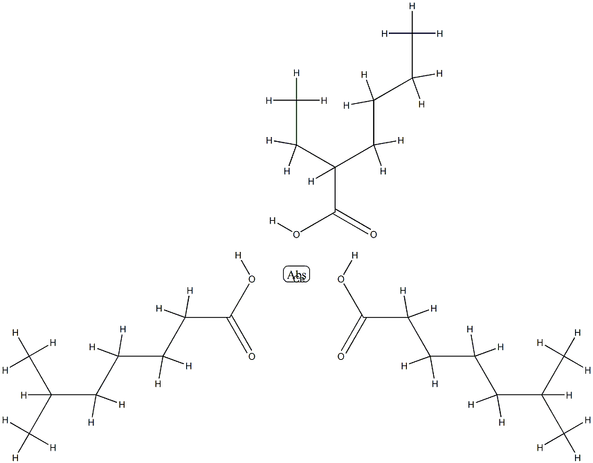 (2-ethylhexanoato-O)bis(isooctanoato-O)cerium  Structure