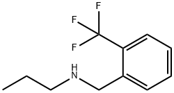 N-[2-(trifluoromethyl)benzyl]propan-1-amine 구조식 이미지