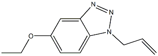 1H-Benzotriazole,5-ethoxy-1-(2-propenyl)-(9CI) Structure