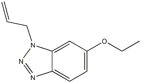 1H-Benzotriazole,6-ethoxy-1-(2-propenyl)-(9CI) Structure