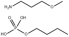 butyl dihydrogen phosphate, compound with 3-methoxypropylamine  Structure