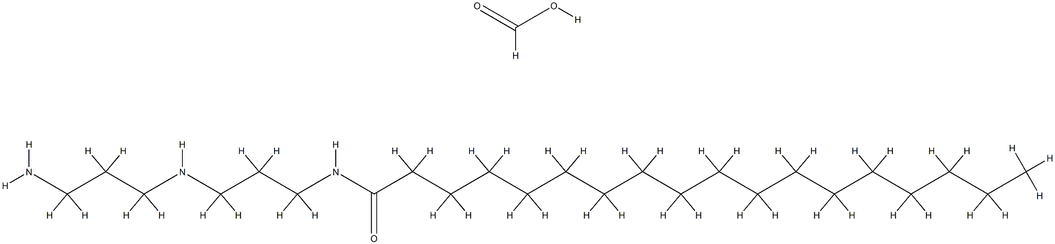 formic acid, compound with N-[3-[(3-aminopropyl)amino]propyl]stearamide (1:1) 구조식 이미지