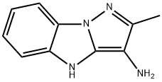 4H-Pyrazolo[1,5-a]benzimidazole,3-amino-2-methyl-(7CI,9CI) 구조식 이미지