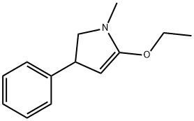 1H-Pyrrole,5-ethoxy-2,3-dihydro-1-methyl-3-phenyl-(9CI) Structure