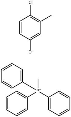 methyltriphenylphosphonium, salt with p-chloro-m-cresol (1:1) Structure