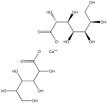 (D-글루코나토-O1,O2)(D-글루코-헵토나토-O1,O2)칼슘 구조식 이미지