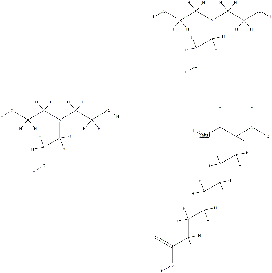 nitrodecanedioic acid, compound with 2,2',2''-nitrilotriethanol (1:2) 구조식 이미지