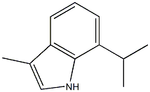 1H-Indole,3-methyl-7-(1-methylethyl)-(9CI) 구조식 이미지