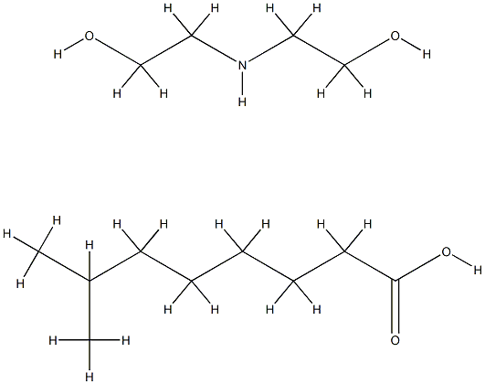 isononanoic acid, compound with 2,2'-iminodiethanol (1:1) Structure