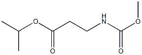 -bta--Alanine,  N-(methoxycarbonyl)-,  1-methylethyl  ester Structure