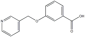 3-(pyridin-3-ylmethoxy)benzoic acid Structure