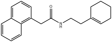 N-[2-(1-cyclohexen-1-yl)ethyl]-2-(1-naphthyl)acetamide Structure