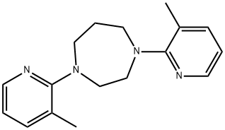 1,4-BIS-(3-METHYL-PYRIDIN-2-YL)-[1,4]DIAZEPANE Structure