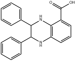 2,3-Diphenyl-1,2,3,4-tetrahydro-quinoxaline-5-carboxylic acid Structure
