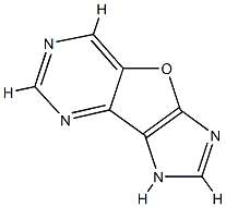 3H-이미다조[4,5:4,5]푸로[3,2-d]피리미딘 구조식 이미지
