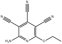 3,4,5-Pyridinetricarbonitrile,2-amino-6-ethoxy-(6CI,9CI) 구조식 이미지