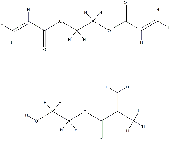 poly(hydroxyethylmethacrylate bisglycolacrylate) Structure