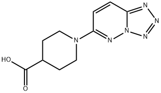 1-TETRAZOLO[1,5-B]PYRIDAZIN-6-YLPIPERIDINE-4-CARBOXYLIC ACID Structure