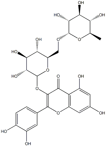 케르세틴-3-o-루티노스 구조식 이미지