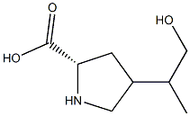 Proline, 4-(2-hydroxy-1-methylethyl)- (6CI,9CI) Structure