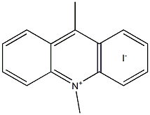 Acridinium,9,10-dimethyl-, iodide (1:1) Structure