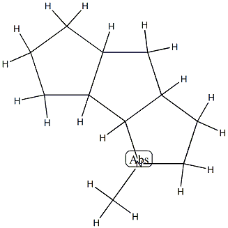 1H-Pentaleno[1,2-b]pyrrole,decahydro-1-methyl-(9CI) Structure