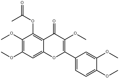 Artemetin acetate Structure