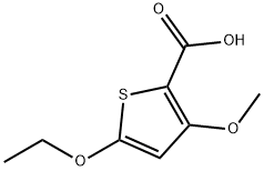 2-티오펜카르복실산,5-에톡시-3-메톡시-(9CI) 구조식 이미지