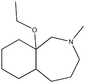 1H-2-Benzazepine,9a-ethoxydecahydro-2-methyl-(9CI) Structure