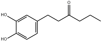 3-Hexanone,1-(3,4-dihydroxyphenyl)-(9CI) Structure