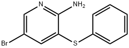 5-Bromo-3-(Phenylthio)Pyridin-2-Amine 구조식 이미지