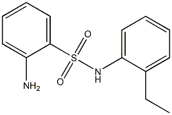 2-amino-N-(2-ethylphenyl)benzenesulfonamide 구조식 이미지