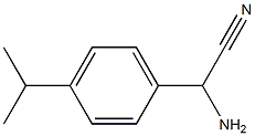 amino(4-isopropylphenyl)acetonitrile Structure